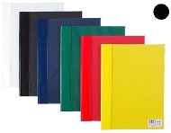CARDBOARD P+P plastic, with pocket on the front side, A4, black - packing 5 pcs - Document Folders