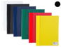 CARDBOARD P+P plastic, with pocket on the front side, A4, black - packing 5 pcs - Document Folders