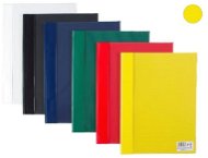 CARDBOARD P+P plastic, with pocket on the front side, A4, yellow - packing 5 pcs - Document Folders