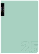 Cardboard P+P A5 daily Pastelini 2025 green, 14,3 × 20,5 cm - Planner
