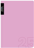 Cardboard P+P A5 weekly Pastelini 2025 pink, 14,3 × 20,5 cm - Planner