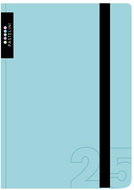 Cardboard P+P A6 weekly Pastelini 2025 blue, 9 × 14 cm - Planner
