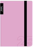 Cardboard P+P A6 weekly Pastelini 2025 pink, 9 × 14 cm - Planner