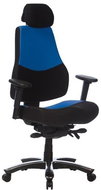 KAPA Zlín RANGER, blue-black - Office Chair