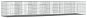 SHUMEE 6-dielna klietka pre zajaca 327 × 79 × 54 cm pozinkované železo - Králikáreň