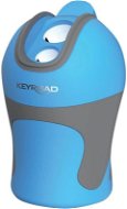 KEYROAD Graphit Spitzer mit Auffangbehälter - blau - Anspitzer