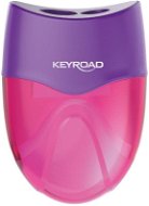 Pencil Sharpener KEYROAD Mellow Duo with Container, Pink - Ořezávátko