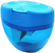 KEYROAD TRI Plus with Container, Blue - Pencil Sharpener