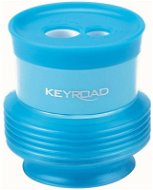 KEYROAD Stretchy Spitzer mit Auffangbehälter - blau - Anspitzer