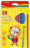 KEYROAD Triangular 18 Colours - Coloured Pencils
