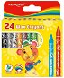 Wax Crayons KEYROAD 8mm 24 colours - Voskovky