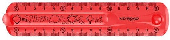 KEYROAD 15 cm hajlékony, piros