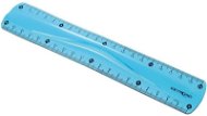 KEYROAD 20 cm flexibel, blau - Lineal