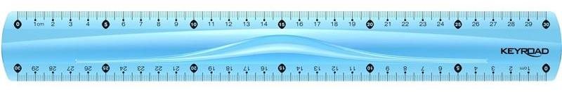 KEYROAD 30 cm hajlékony, kék