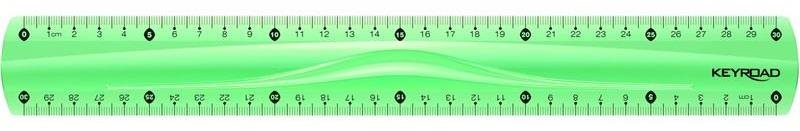 KEYROAD 30 cm hajlékony, zöld