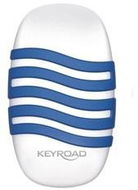 KEYROAD Wave white/blue - Rubber