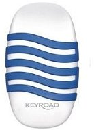 KEYROAD Wave Radiergummi - weiß/blau - Gummi