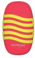 KEYROAD Wave Radiergummi - rot/gelb - Gummi - Hauptbild
