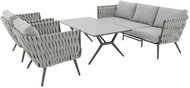 DOPPLER Garden set RIVA EXPERT, set, aluminium, natural - Garden Furniture