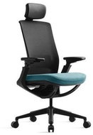 Bestuhl ROLY with headrest light blue - Office Chair