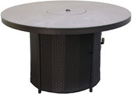 Stůl s plynovým ohništěm Karma Premium Infinity R - Fireplace