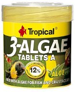 Tropical 3-Algae Tablets A 50 ml 36 g 80 pcs - Aquarium Fish Food