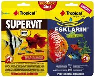 Tropical 2in1 Supervit 12 g + Esclarin 10 ml - Aquarium Fish Food