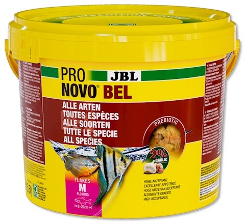 JBL ProNovo Bel Flakes M, 5.5L - Aquarium Fish Food - Main image