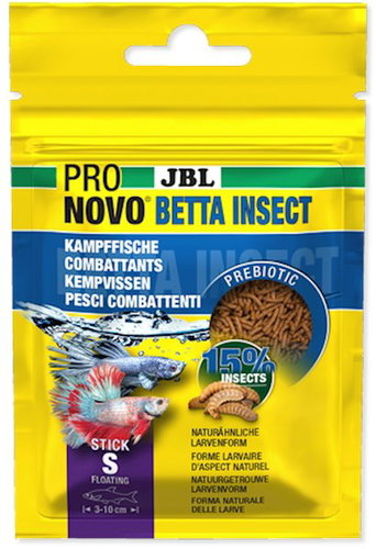 JBL ProNovo Betta Insect Sticks S, 100ml Main image JBL ProNovo Betta Insect Sticks S, 100ml - Aquarium Fish Food - Main image