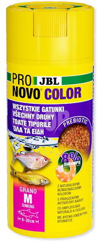 JBL ProNovo colour Grano M, 250ml Main image JBL ProNovo colour Grano M, 250ml - Aquarium Fish Food - Main image