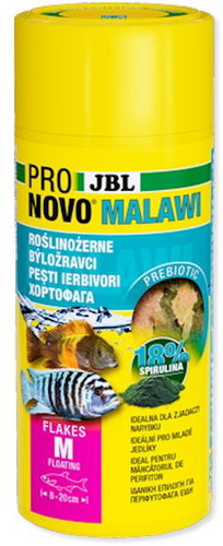 JBL ProNovo Malawi Flakes M, 250ml - Aquarium Fish Food - Main image