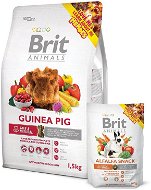 Brit Animals Guinea Pig Complete 1,5 kg + Brit Animals Alfa alfa snack 100 g - Krmivo pre hlodavce