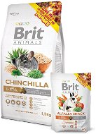 Brit Animals Chinchila Complete 1,5 kg + Brit Animals Alfa alfa snack 100 g - Krmivo pre hlodavce