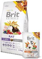 Brit Animals Rat 1,5 kg + Brit Animals Alfa alfa snack 100 g - Krmivo pre hlodavce