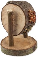 Nature Land Delicacy Nibble Round Wooden Stuffed with Carrots, Parsley and Millet 200g - Dietary Supplement for Rodents