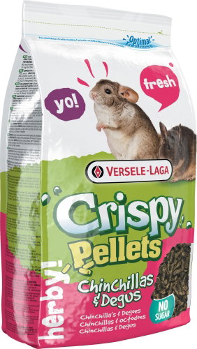 Versele Laga Crispy Pellets Chinchillas & Degus 1kg - Rodent Food - Main image