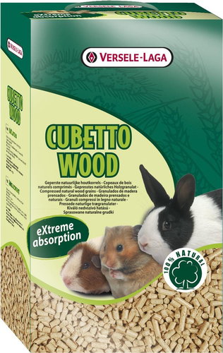 Versele Laga Cubetto Wood Pressed Wood Pellets 12l - Litter - Main image