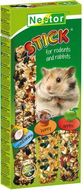 Nestor Stick 3-in-1 for Rodents Fruit, Honey, Tropical Fruit 175g 3 pcs - Treats for Rodents