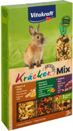 Treats for Rodents Vitakraft Delicacy for Rabbits Kräcker Mix Popcorn Vegetables Grapes 3 pcs - Pamlsky pro hlodavce