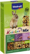 Maškrty pre hlodavce Vitakraft pochúťka pre králiky Kräcker Mix zelenina hrozno lesné ovocie 3 ks - Pamlsky pro hlodavce