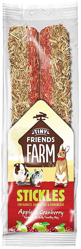 Selective Supreme Tiny FARM Friends Stickles Apple & Cranberry 2 ks 100 g - Treats for Rodents - Main image