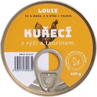 LOUIE Compl. Cat Food - Chicken (95%) with Rice (5%) and Taurine 100g - Canned Food for Cats