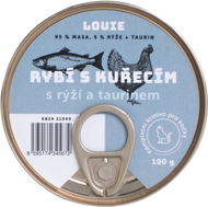 LOUIE rybie s ryžou a taurínom 100 g - Konzerva pre mačky