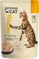 PrimaCat Food Pouch, Fillets with Poultry in Gravy, 85g - Cat Food Pouch