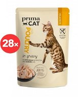 PrimaCat Pocket Fillets with Poultry in Gravy 28 x 85g - Cat Food Pouch