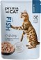 PrimaCat Food Pouch, Fish Fillets in Gravy, 85g - Cat Food Pouch