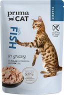 PrimaCat Food Pouch, Fish Fillets in Gravy, 85g - Cat Food Pouch