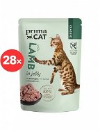 PrimaCat Food Pouch Fillets with Lamb in Jelly 28 x 85g - Cat Food Pouch