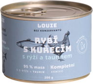 LOUIE Compl. Cat Food - Fish with Chicken. (95%) with Rice (5%) and Taur. 200g - Canned Food for Cats