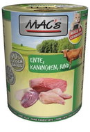 MAC's Cat Duck, Rabbit, Beef 800g - Canned Food for Cats